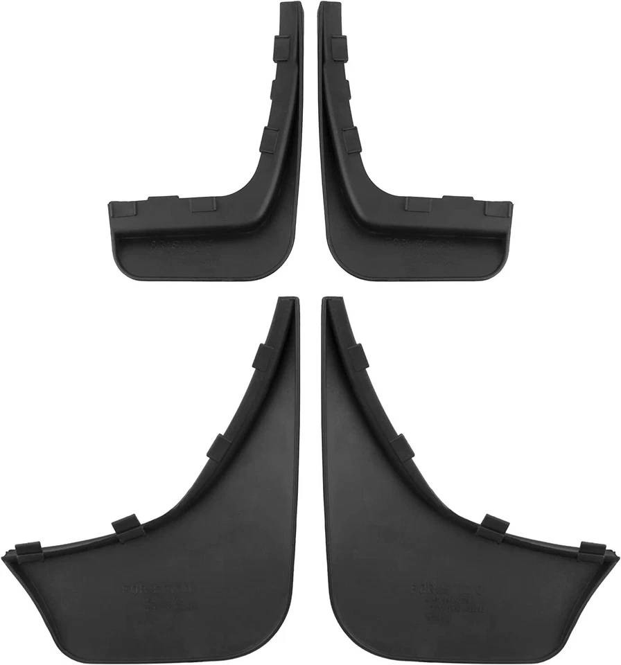 4x Protetores contra respingos para lama dianteiro e traseiro para Smart Fortwo L3 1.0L 2 portas 2008-2015 - Imagem 3 de 4