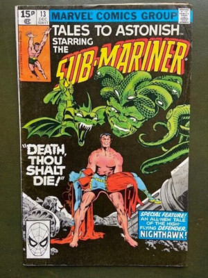 Tales to Astonish #13, Sub-Mariner, Dec 1980.