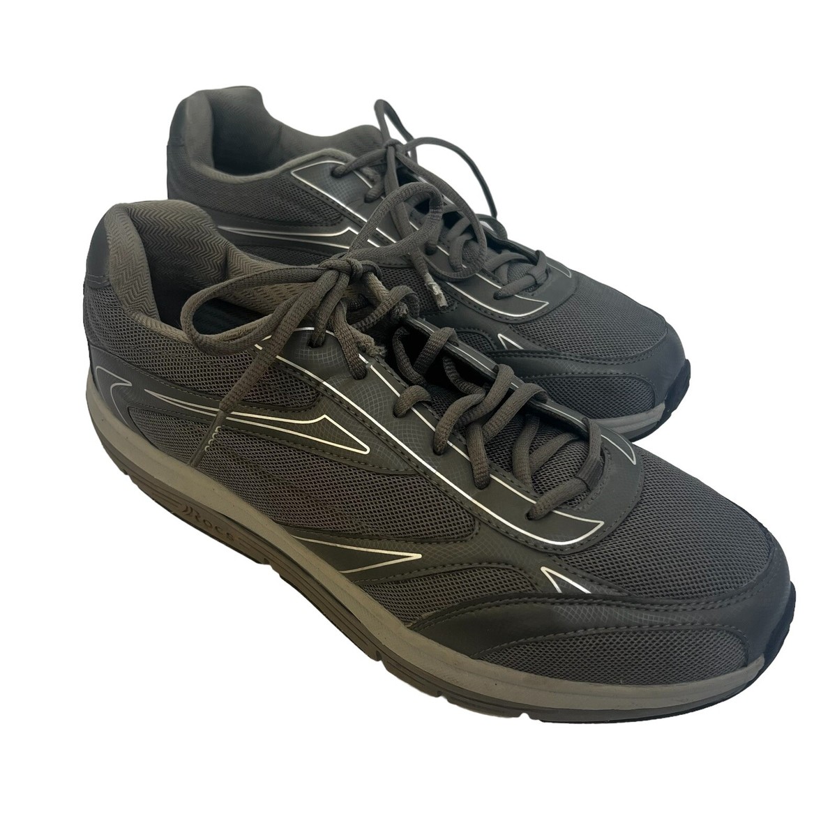 Abeo Men's Gray Astro Roa Walking Sneakers Orthopedic Platform Pro  System