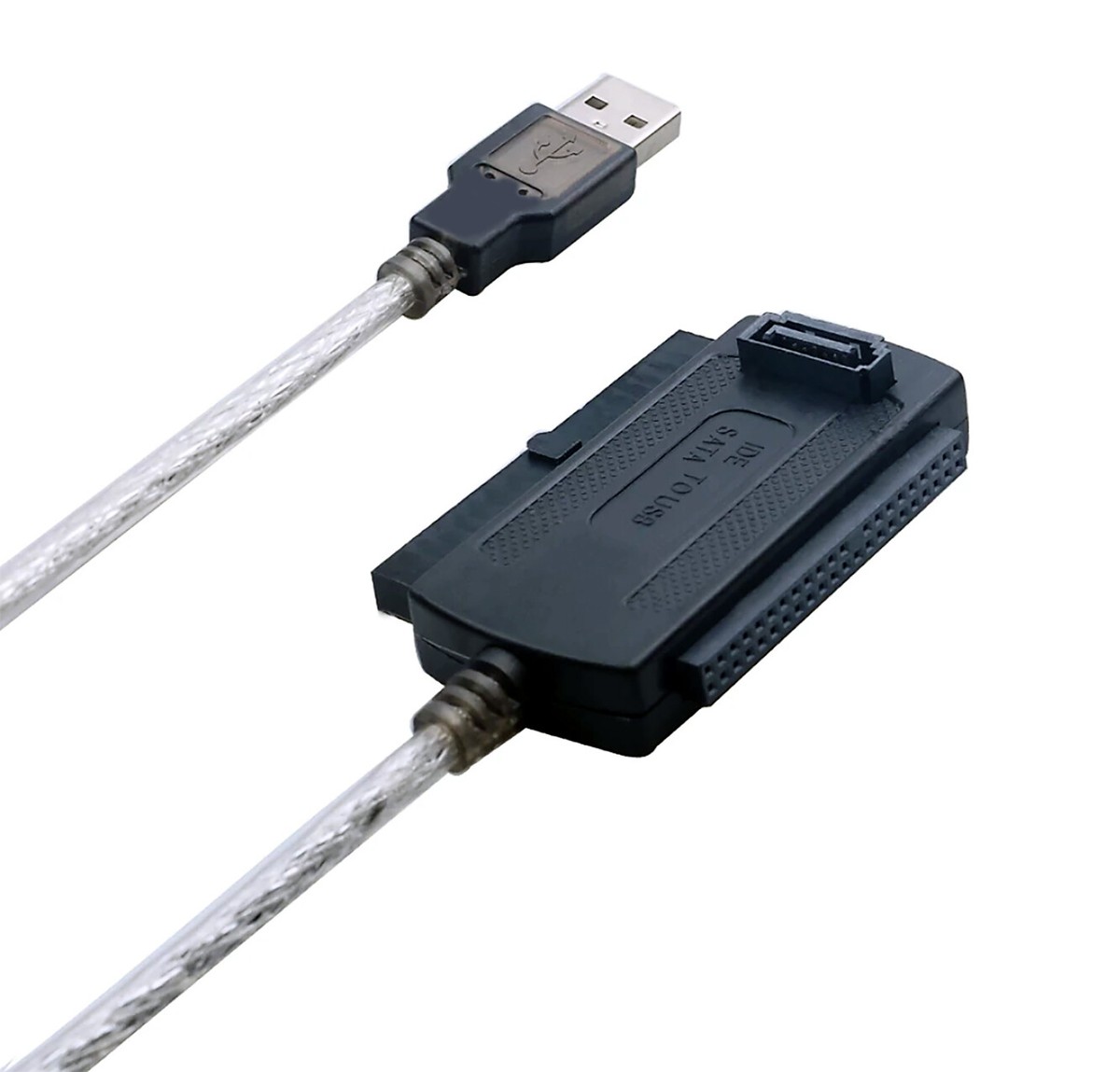 Câble Adaptateur USB 2.0 Vers SATA/PATA/IDE – Pour Disques Durs 2,5” Et 3,5”, Plug And Play, 480 Mbps