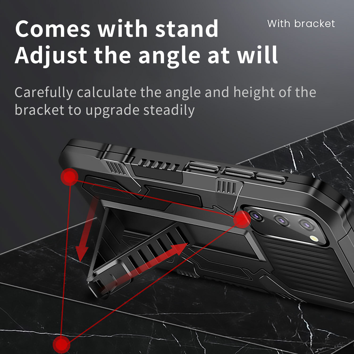 Shockproof Armor Stand Case For Samsung Galaxy S23 S22 S21 Ultra S20 FE