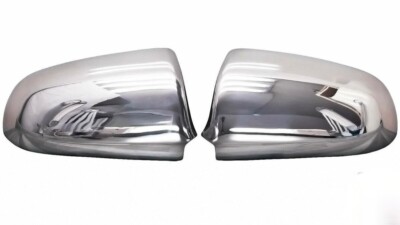 Edelstahl Spiegel Kappen Chrom passend für AUDI A3 8P, A4 B6 B7, A6 4F 2000-2008