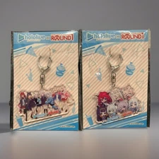 Hololive Production Round1 Mini Chara Style Keychain A & B Set Of 2 Cover Corp