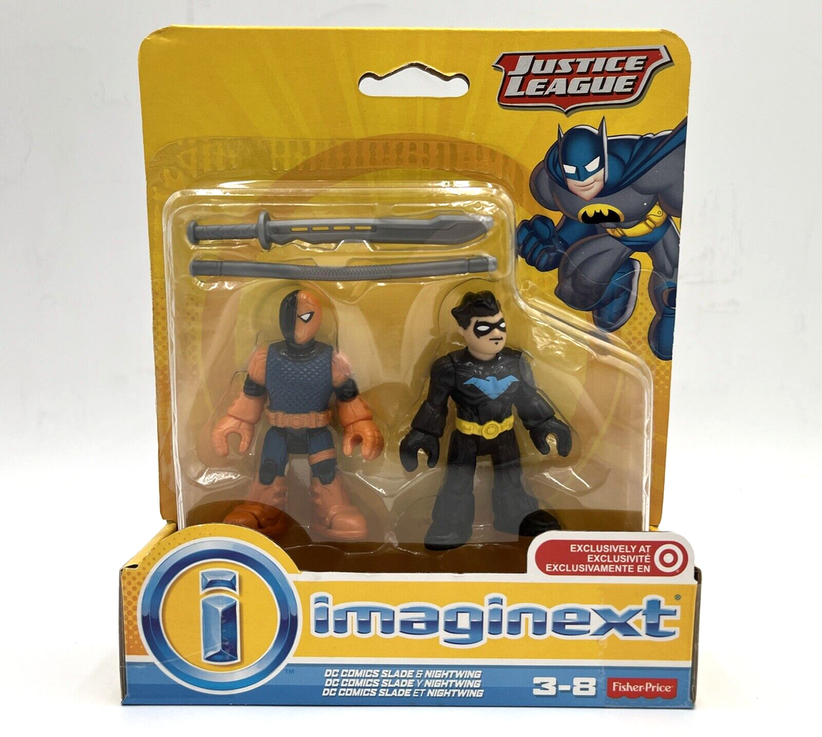 Imaginext DC Comics Justice League Slade Nightwing Figures Deathstroke  Exclusive