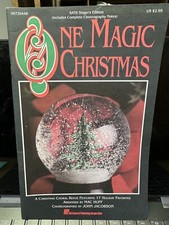 1989 Christmas sheet music ONE MAGIC CHRISTMAS