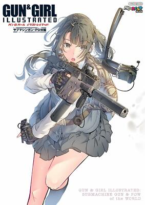 Gun Girl Illustrated Submachine Gun Pdw Art Illustration Anime Manga Japan Ebay