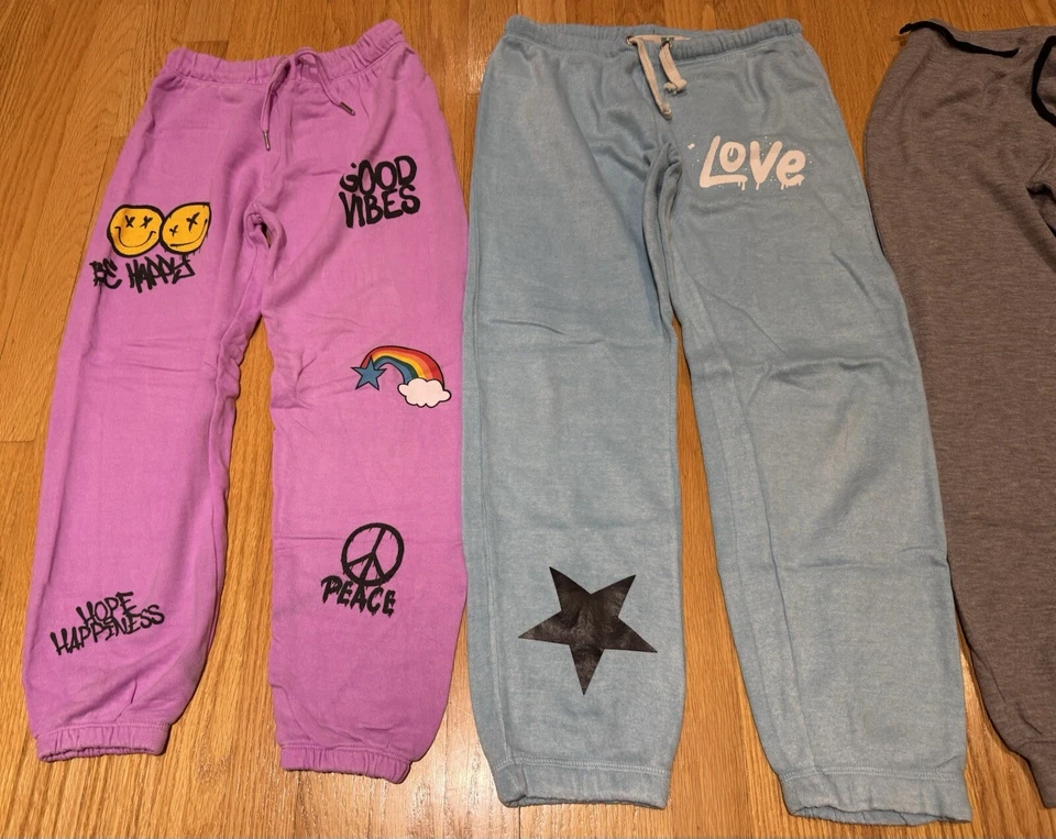 Lote De 4 Pantalones de Sudadera Niñas Talla L, Vintage Havana, Nautica, Fbz, Aleatorios Foto 2 de 4
