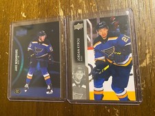 Jake Neighbours Blue Skybox Metal Rookie Card Jordan Kyrou