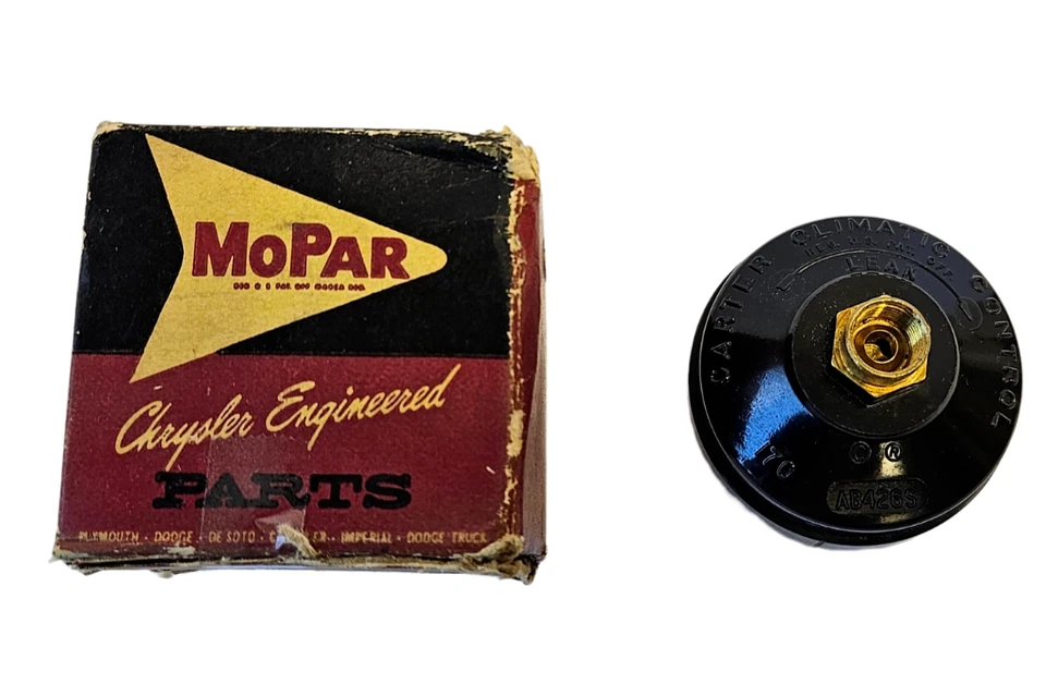 1956 Chrysler Desoto FireFlite дроссельная заслонка карбюратора катушка и корпус 1676679 новый из старых запасов - Изображение 2 из 4