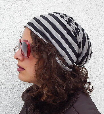 Long Beanie Green Studs Ella Jonte Cotton Spandex Green Long Beanie New
