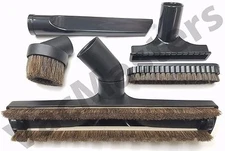 Vacuum & Central vacuum 5-pc attachment kit/set, Universal Fit 1.25" BLACK