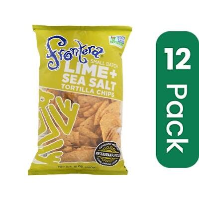 Frontera Foods Lime and Sea Salt Tortilla Chips Tortilla Chips 10