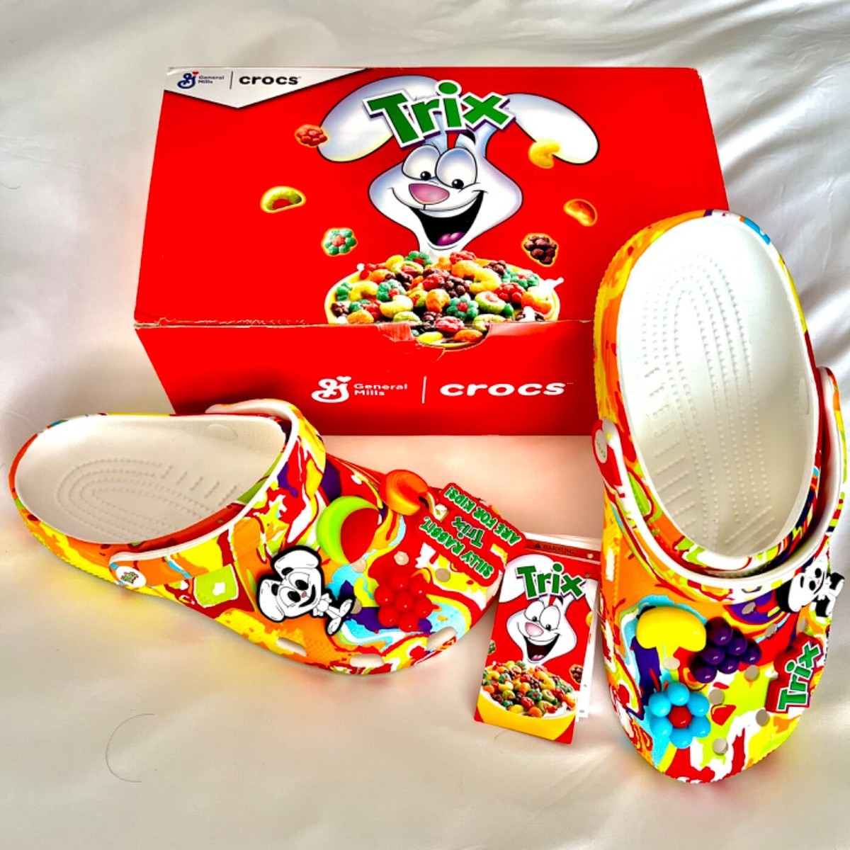 Crocs Men's Trix Classic Clog Red/Multi-Color 207922-94S Crocs | eBay