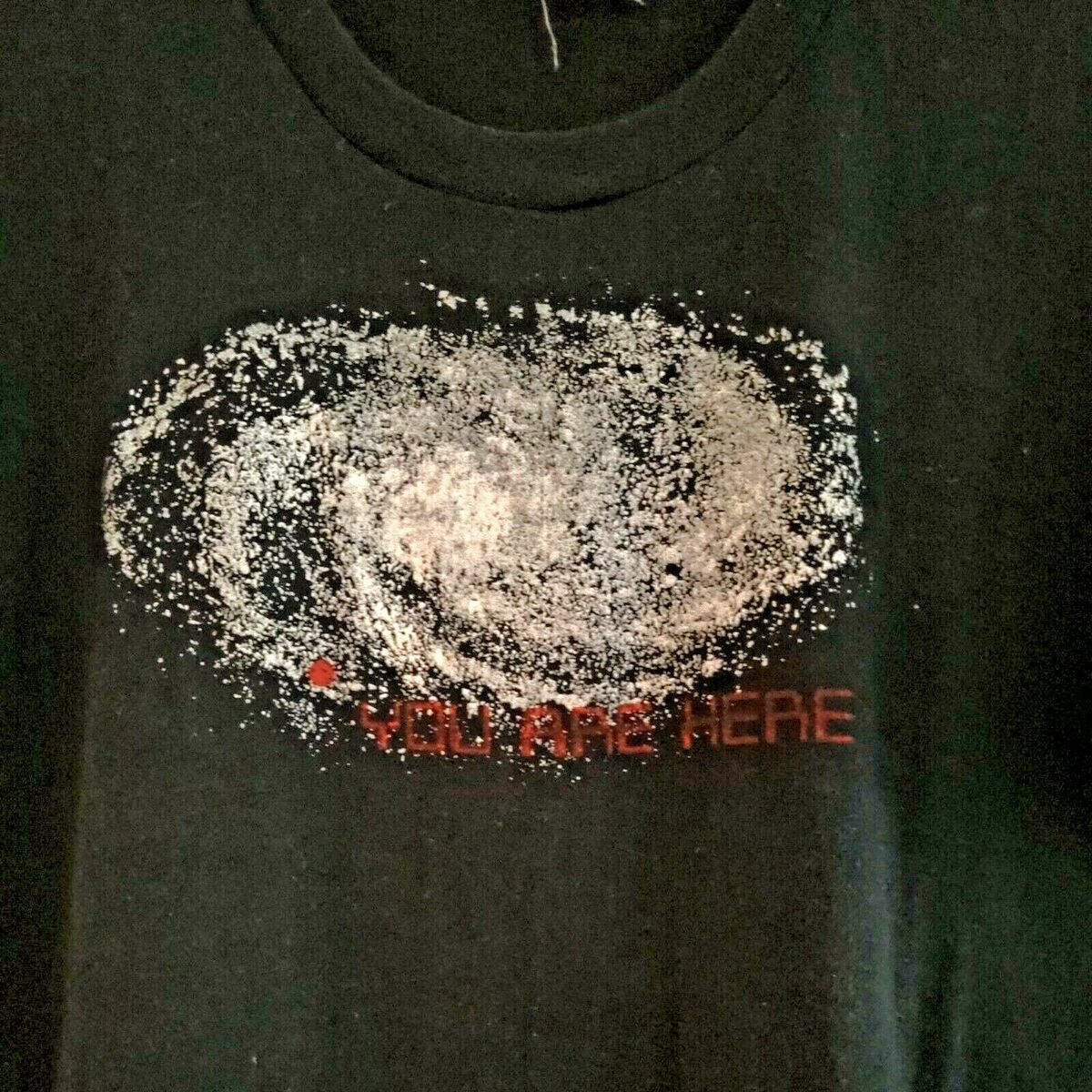 Vintage You Are Here 1980s Screen Stars Space Milky Way T Vintage You Are Here 1980s Screen Stars Space Milky Way T