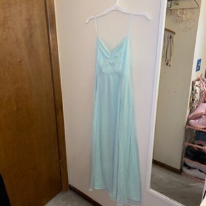 mint flowy dress