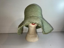 Primark Women Green Foldable Wide Beach Vacation Beach Summer Sun Hat OLS-HT003