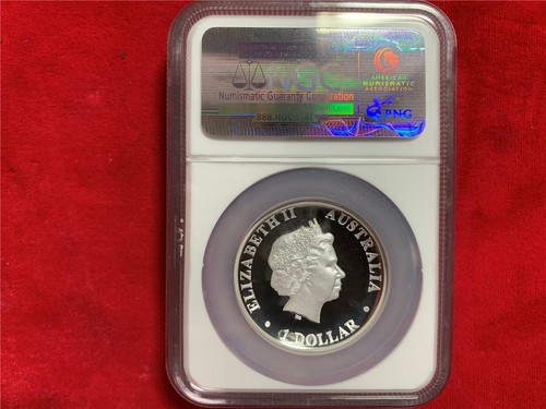 AUSTRALIA 2012-P $1 KOOKABURRA HIGH RELIEF 1 OZ. .999 SILVER NGC PF-69 ULTRA CAM - Picture 2 of 4
