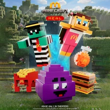 NEW McDonald’s Minecraft Toys 2025 Adult Happy Meal Complete Set of 6 Boxes