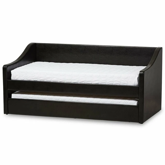Black Leather Beds & Bed Frames