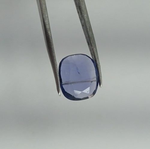 2.5 Carat 10.8x9.1x3.5 MM Transparent Natural Faceted Blue Color Iolite Oval Cut - Picture 20 of 24