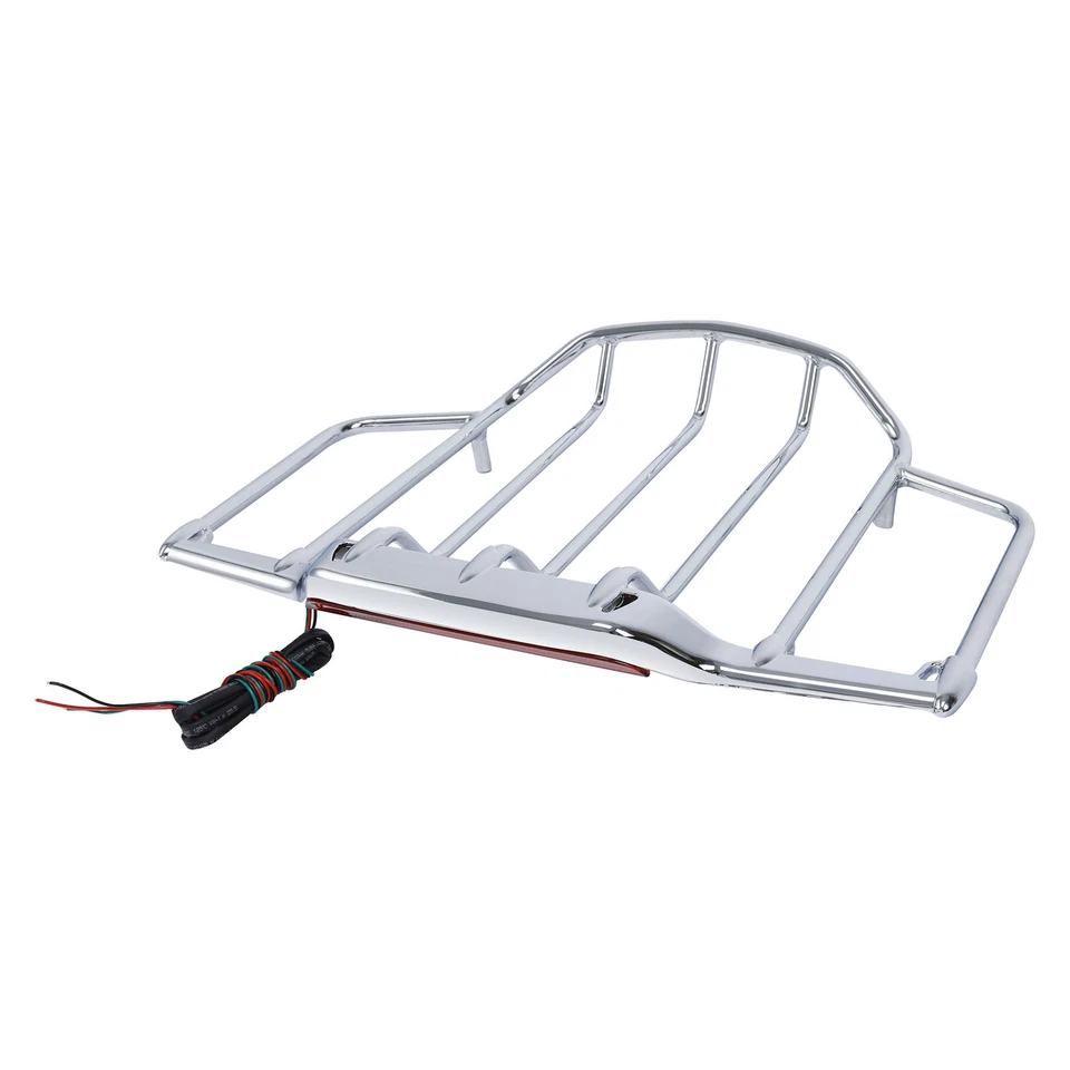 Bagageiro iluminado por LED compatível com Harley Touring Street Road Glide 14-24 - Imagem 4 de 4