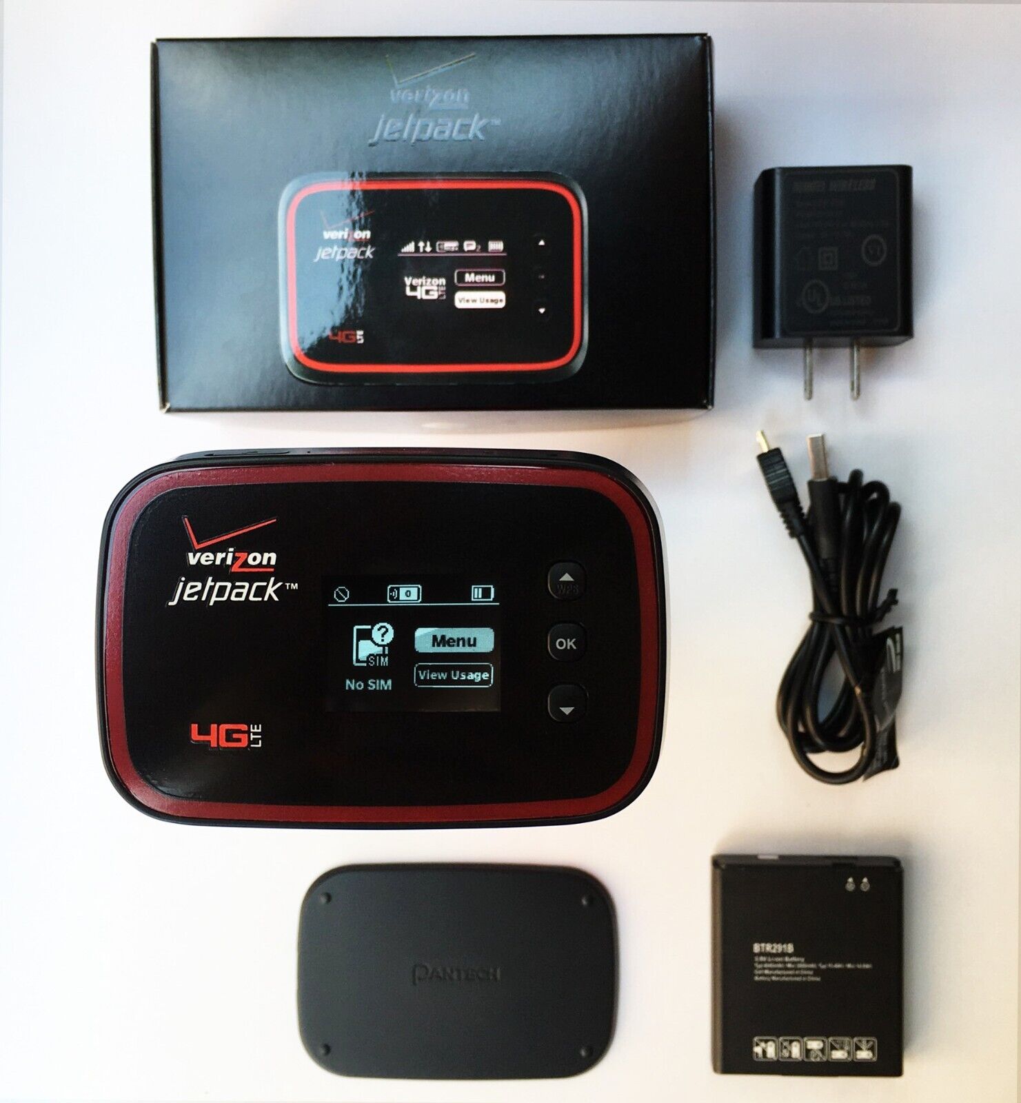 Verizon Jetpack Pantech MHS291L 4G Mobile Hotspot