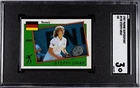 1987 PANINI SUPERSPORT STEFFI GRAF ROOKIE STICKER #198 SGC 3 VG