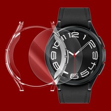 High Definition Screen Protector Case f Samsung Galaxy Watch 6 Classic 47mm R960