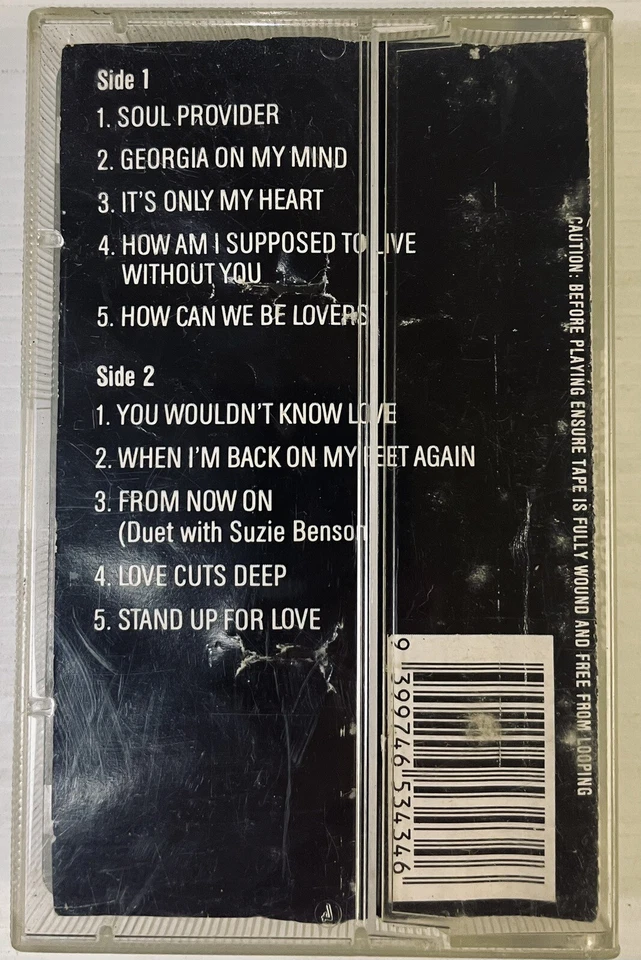 Michael Bolton Soul Provider Music Cassette Tape 465343 4 CBS Records 1989 OG - Image 2 of 4