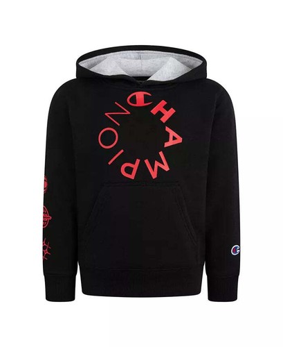 Champion Big Boys Circle Crest Fleece Hoodie, Size Medium - Picture 3 of 3