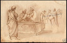 ACQUERELLO ORIGINALE PERSONAGGI RELIGIOSI