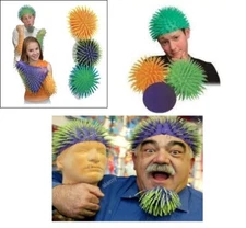 Play Visions NEON INSIDE-OUT BALL Sensory Stretch Soft ASD Spiky Touch HyperFlex