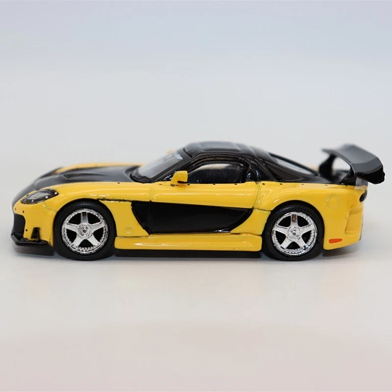 4R-548 PEAKO64 1/64 マツダ RX-7 Fortune 7 1/64 Peako Peako64 Mazda RX-7 Veilside Fortune 7 Orange