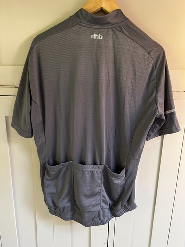 DHB Active Hombre Manga Corta Ciclismo Jersey Gris - Grande - Imagen 2 de 7