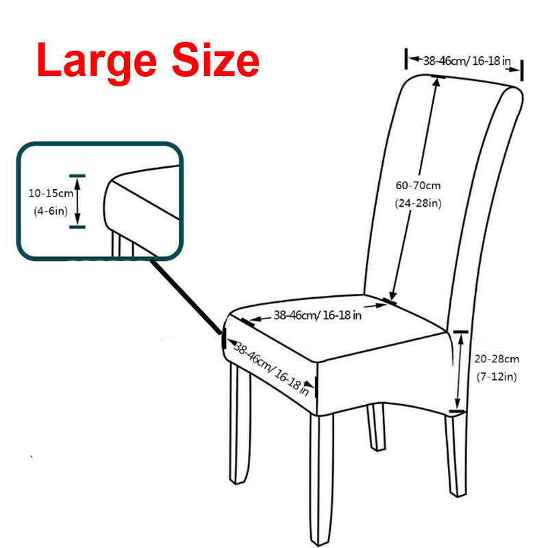 Solid Crushed Velvet Chair Covers Dining Chair Seat Covers Stretch