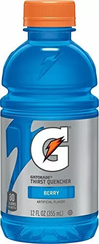 (24 БУТЫЛКИ) 12 унций GATORADE СПОРТИВНЫЕ НАПИТКИ РАЗНООБРАЗИЕ ОРГ, ЛИМОН, ФРУКТОВЫЙ ПУНШ, ЯГОДЫ - Изображение 3 из 4