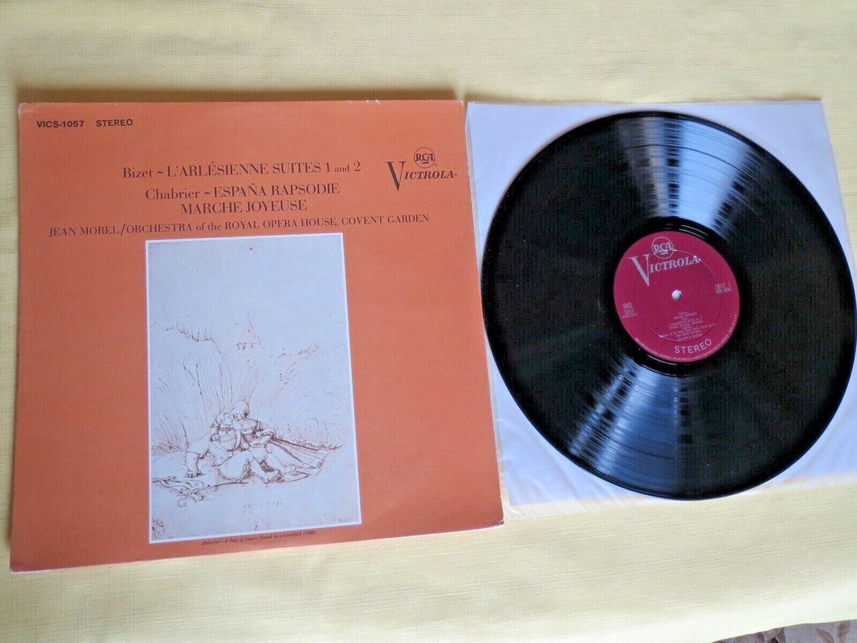 Victor L'ARLESIENNE 　2件 Bizet L'Arlesienne Chabrier Espana Morel RCA Victrola VICS-1057