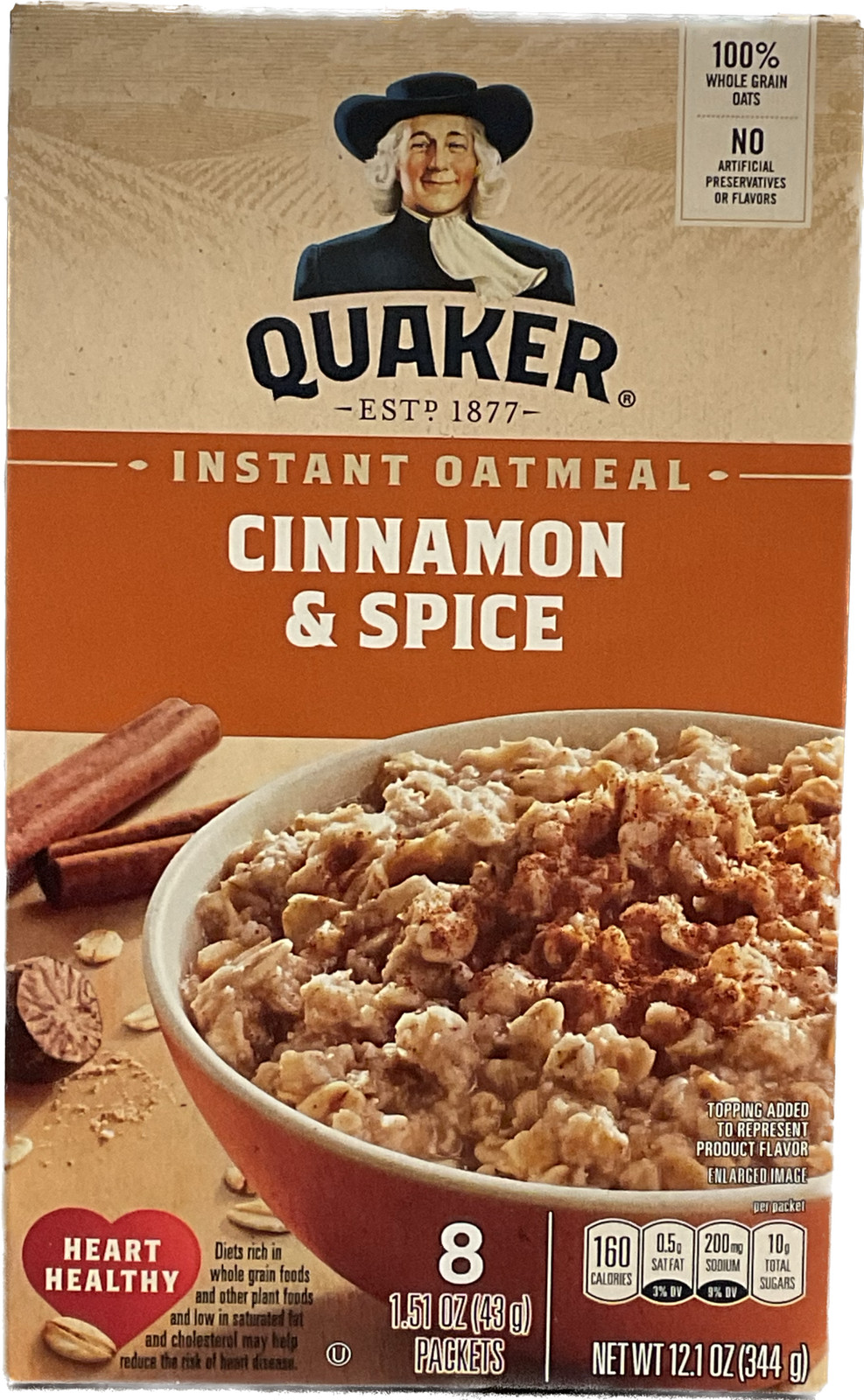 Quaker Instant Oat Cinnamon & Spice