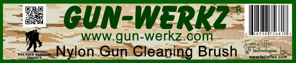 Nylon Gun Cleaning Brush – G.I. Style Double-Ended Brush For All Calibers By Gun-Werkz