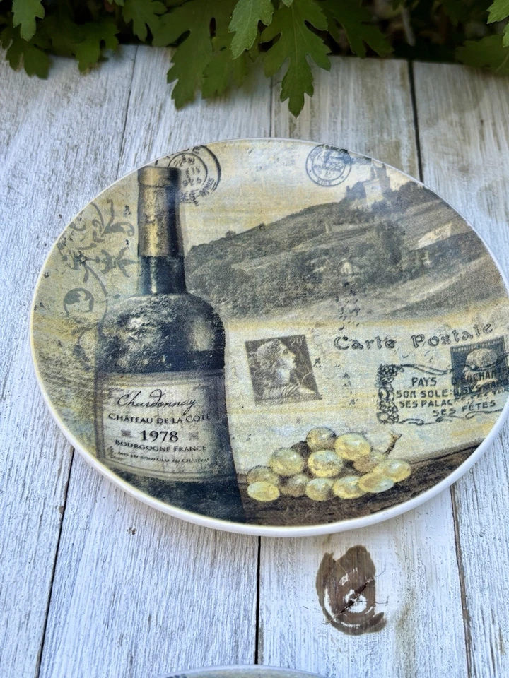 Certificado Diseño Internacional Veronique Charron ~ Manzana Salvaje ~ 4 Platos de Postre Foto 4 de 4