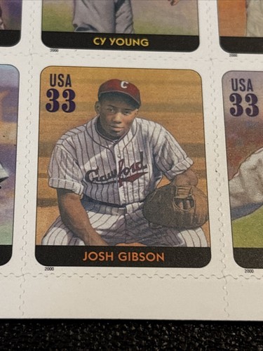 BASEBALL~20 USPS STAMP LEGENDS SHEET OF 20~33c~JACKIE ROBINSON~RUTH~WAGNER~CLEM - Foto 20 di 24