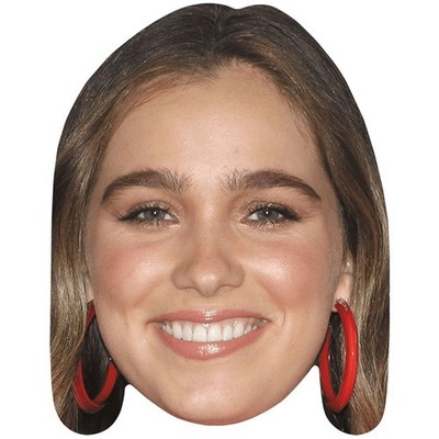 Haley Lu Richardson (Lächeln) Großer Kopf. Größer als das Leben Maske.