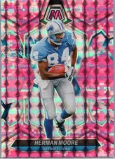 2024 Panini Mosaic #249 Herman Moore Mosaic Camo Pink Lions