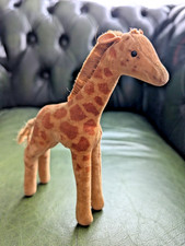 Steiff Giraffe Vintage 60s Stuffed Animal Retro Plush Toy Mohair 50s H16