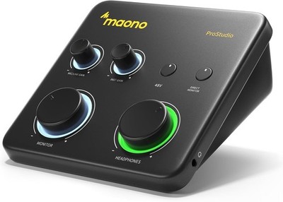 MAONO Audio Mixer für PC: Interface mit XLR-Eingang 24-bit/192kHz