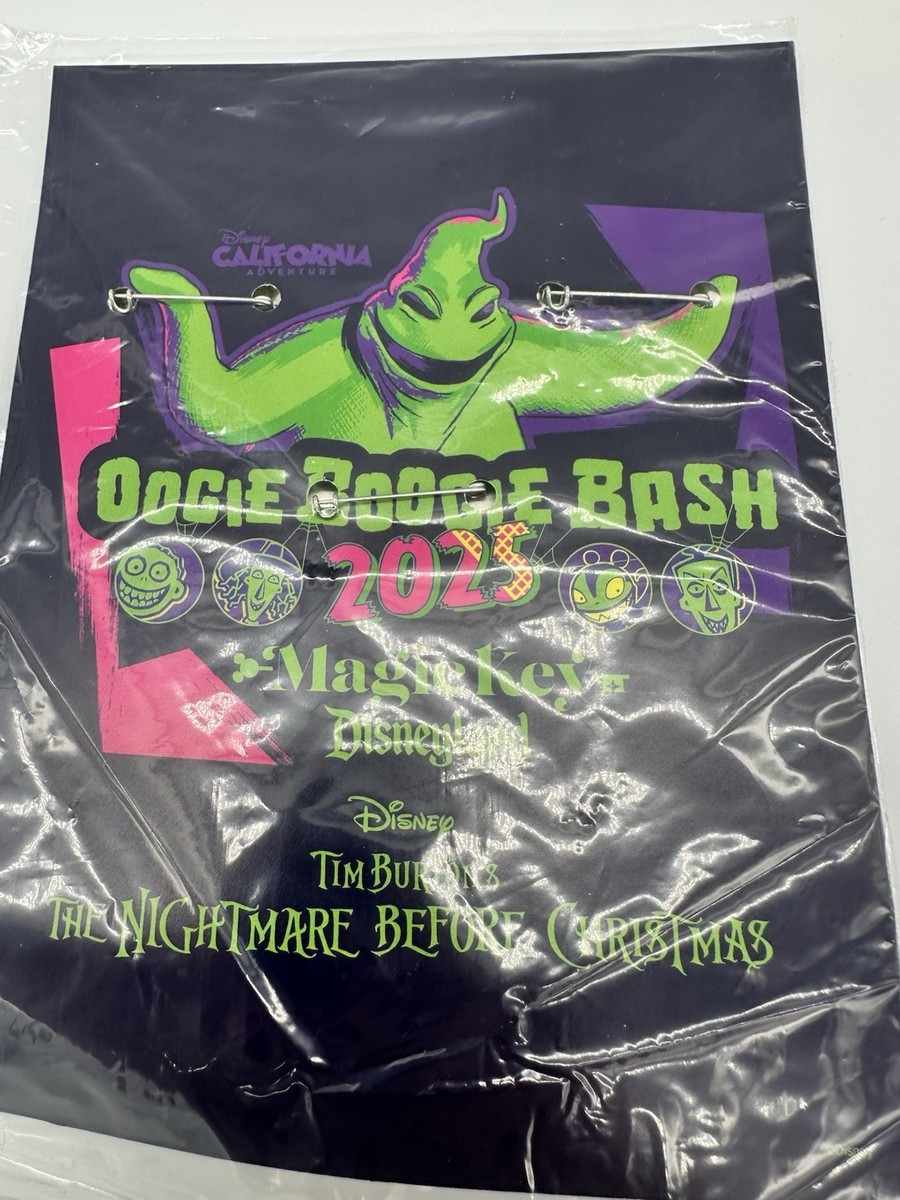 Oogie Boogie Bash 2025 Buttons/Pins Disneyland Halloween