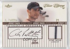 2004 Fleer Classic Clippings Jersey Rack Bronze 138/149 Andy Pettitte Auto n0c
