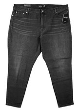 Lauren Ralph Lauren Womens Jeans 22 High-Rise Skinny Ankle Super Stretch Black