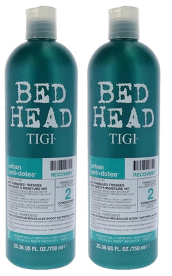 2 Bed Head TIGI Urban Anti Dotes Recovery Conditioner 25.36oz w/1 Free Pump