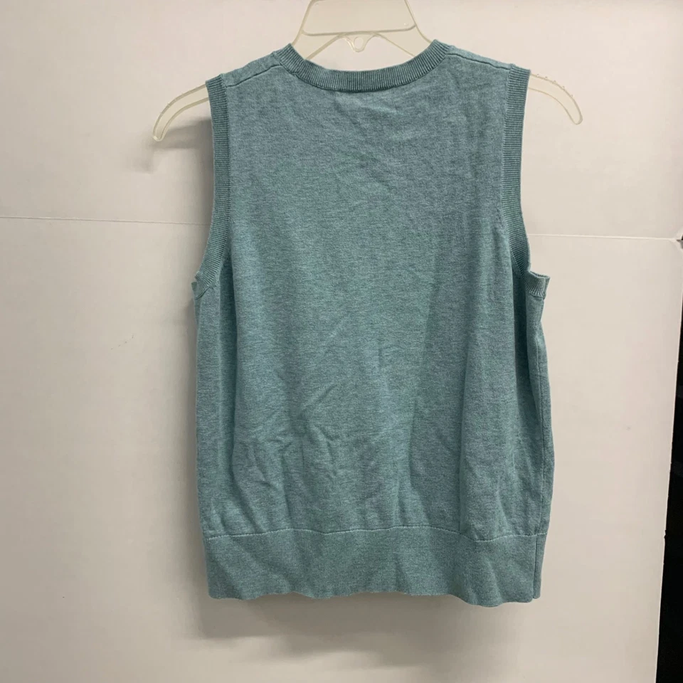 Suéter sin mangas Brooks Brothers Supima de algodón talla M verde azulado Foto 2 de 3